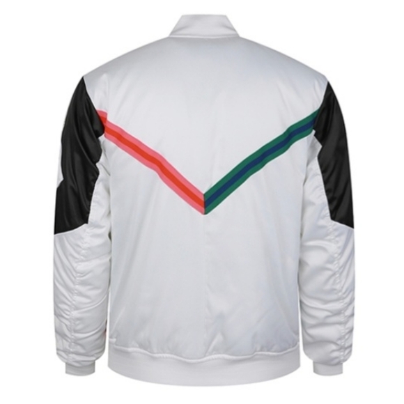 New Air Jordan JumpMan Flight White  Jacket Loose Fit Mens Size XL Y2K - Picture 3 of 13